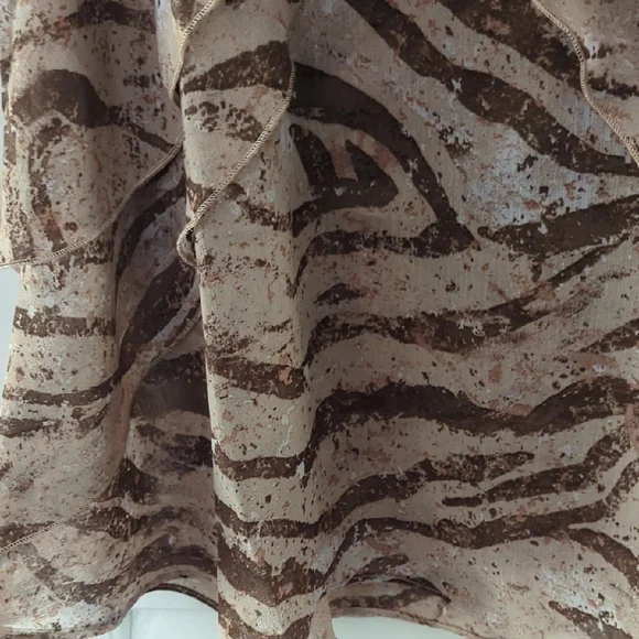 Mystree Brown and Cream Tank Top - Picture 3 of 5